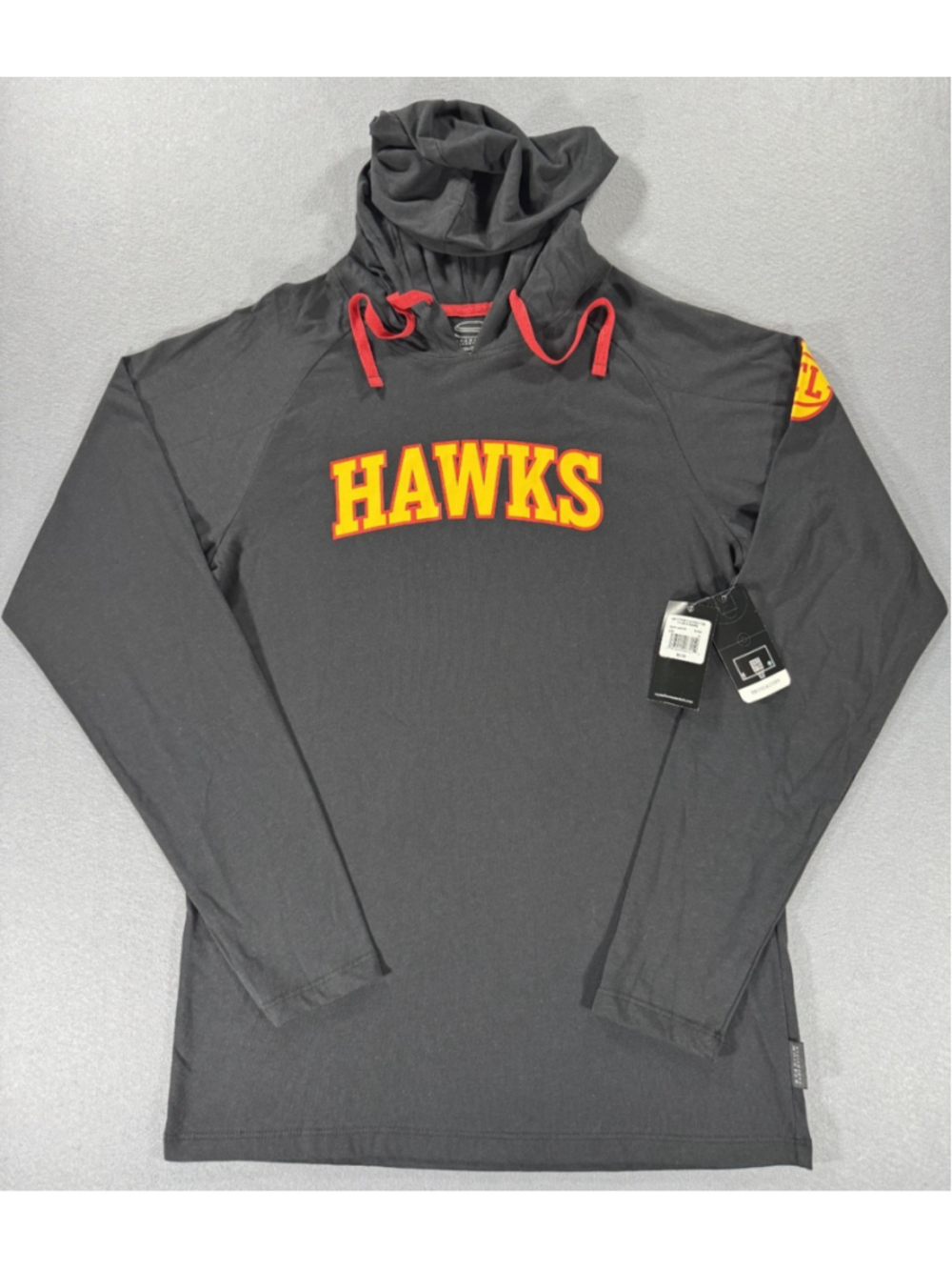 NBA Atlanta Hawks Stadium Essentials Long Sleeve Hoodie Shirt Men's M NWT $65